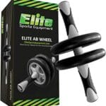 Elite Sportz Ab Roller Wheel - Gym & At Home Ab Workout Equipment with 2 Wheels to Exercise Core Abdominal Muscles - Strength Training Accessories for Abs