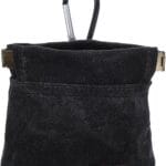 Puppy Training Treat Pouch Dog Treat Pouch Treat Pouches for Pet Training Black Pocket Sized Pet Training Pouch Portable Puppy Dog Training Treat Bag Self Closing Pet Feed Reward (Black)