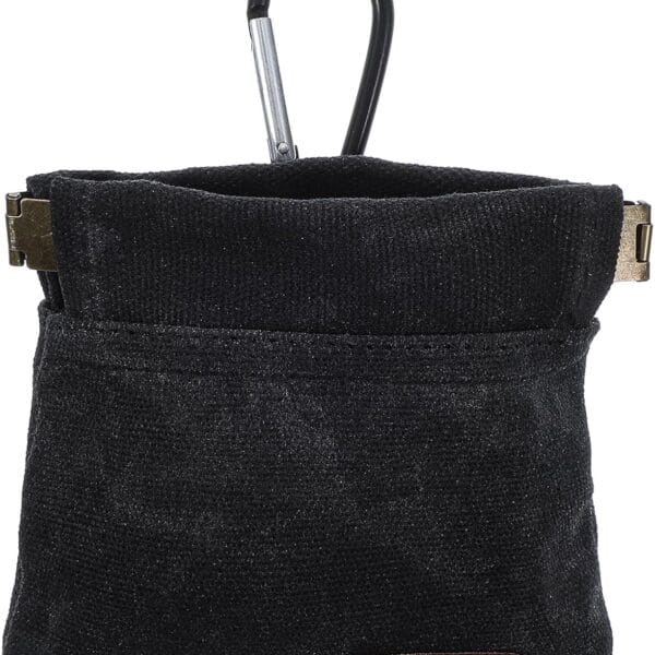 Puppy Training Treat Pouch Dog Treat Pouch Treat Pouches for Pet Training Black Pocket Sized Pet Training Pouch Portable Puppy Dog Training Treat Bag Self Closing Pet Feed Reward (Black)