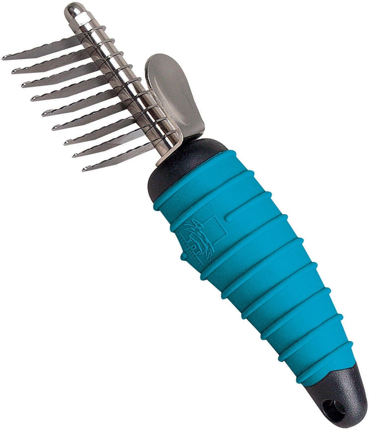 Master Grooming Tools Ergonomic Dematting Tools Molded Tools for Grooming Dogs - 9-Blade Comb, 6", Silver Master Grooming Tools Ergonomic Dematting Tools Molded Tools for Grooming Dogs - 9-Blade Comb, 6", Silver