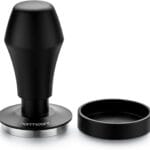 Normcore V4 Coffee Tamper 53.3mm - Spring-loaded Tamper  Barista Espresso Tamper with 15lb / 25lb / 30lbs Replacement Springs - Anodized Aluminum Handle and Stand - Flat Base