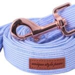 Unique Style Paws Durabel Dog Leash Matching Collar 6 Colors and 3 Size Soft and Comfy Handle for Dogs and Cats