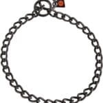Dogline Herm Sprenger Black Stainless Steel Choke Dog Training Collar No-Pull Slip Chain for Small Medium Large Dogs for Easy Control Show Chain Made in Germany 3mm 24in (60 cm)