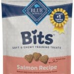 Blue Buffalo Bits Soft Dog Treats for Training, Made with Natural Ingredients & Enhanced with DHA, Salmon Recipe, 4-oz Bag