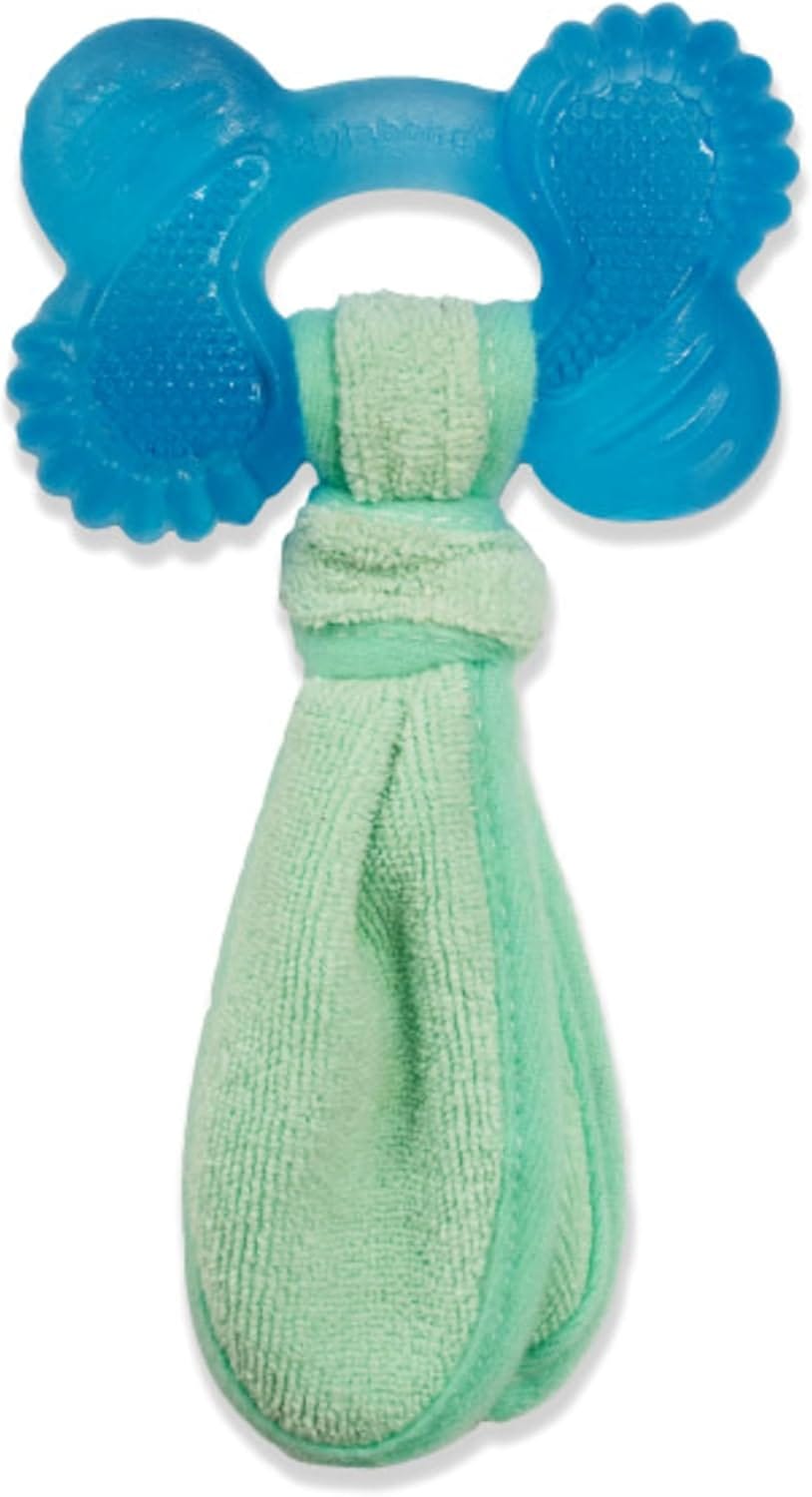 Nylabone Freezer Bone Puppy Chew Toy, Soothing Teething Toys For Puppies, Rubber & Terry Cloth, Peanut Butter Flavor, Small Up To 25 Lbs, 1 Count Nylabone Freezer Bone Puppy Chew Toy, Soothing Teething Toys for Puppies, Rubber & Terry Cloth, Peanut Butter Flavor, Small - Up to 25 lbs, 1 Count