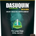 Nutramax Laboratories Dasuquin with MSM Soft Chews, Large Dog, 150 Count, brown