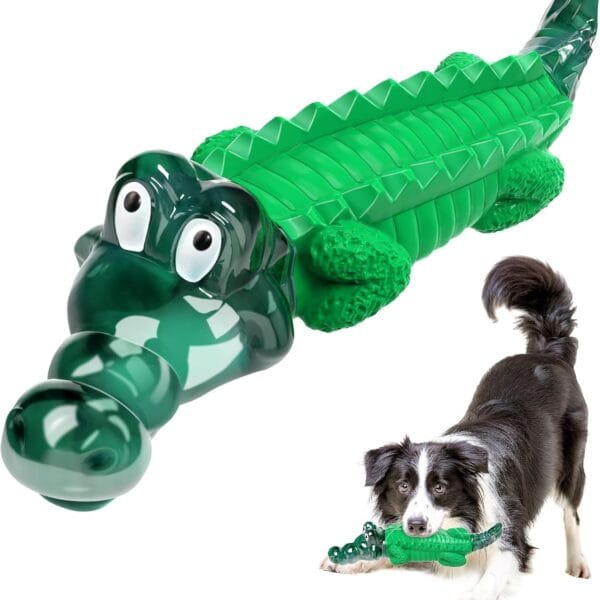Dog Chew Toys for Aggressive Chewers -Tough Dog Toy to Reduce Pet Anxiety and Boredom for Small, Medium, Large Breed