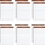 TOPS 8.5 x 11 3/4 Legal Pads, 12 Pack, The Legal Pad Brand, Wide Ruled, White Paper, 50 Sheets Per Writing Pad, Made in the USA (7533)