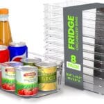 Utopia Home - Fridge & Refrigerator Organizer Bins (8 Pack), Clear Stackable Durable Plastic Storage Containers with Easy Grip Handles for Pantry, Kitchen Cabinets & Countertops