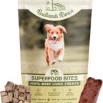 BADLANDS RANCH - Superfood Bite, Freeze-Dried Raw Dog Treats - Protein Rich, Train & Reward, Traceable Single Ingredient by Katherine Heigl (Beef Liver)