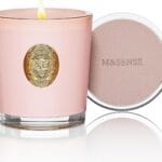 M&SENSE Natural Soy Candle| Coconut Lime Apricot Pink | 10.2 oz, 55H Burn | Luxury Scented Candle for Relaxation, Gifting, Home Dcor | for Bedroom, Office, Party