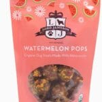 Lord Jameson Watermelon Pops Soft & Chewy Organic Dog Treats - Vitamin-Rich & Antioxidant-Packed - Plant-Based, Gluten-Free, Preservative-Free – All Life Stages - Made in USA 6 oz