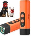 Dog Bark Deterrent Device - Ultrasonic Anti-Bark, Rechargeable for 90 Days - 32ft Range - One-Button Correction for Bad Behavior - Suitable for Indoor & Outdoor Use.