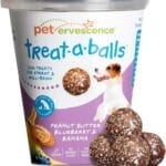 Peanut Butter Dog Treats with Banana & Blueberry - Healthy Dog Treats - Soft, Natural, Grain Free, Low Calorie, Gluten Free, Non-GMO, Clean & Nutritious Ingredients - 18pk