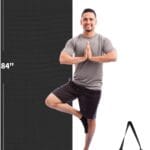 CAMBIVO Yoga Mat for Women and Men, Extra Long and Wide Exercise Mat(72"x48"/84"x30"), Large Non Slip Workout Mat for Yoga, Pilates, Fitness, Barefoot Workouts, Home Gym Studio