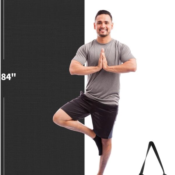 CAMBIVO Yoga Mat for Women and Men, Extra Long and Wide Exercise Mat(72"x48"/84"x30"), Large Non Slip Workout Mat for Yoga, Pilates, Fitness, Barefoot Workouts, Home Gym Studio