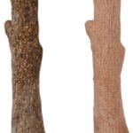 Outward Hound Dogwood Wood Durable Dog Chew Toys, Real Wood & Calming Hemp, 2-Pack, Medium