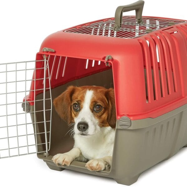 MidWest Homes for Pets Spree Travel Pet Carrier, Dog Carrier Features Easy Assembly and Not The Tedious Nut & Bolt Assembly of Competitors, Ideal for Small Dogs & Cats