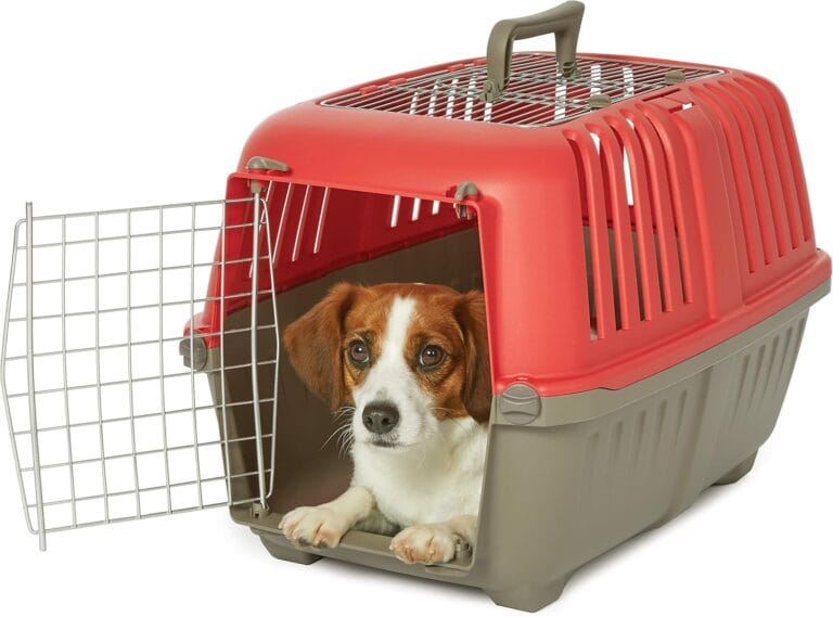 MidWest Homes for Pets Spree Travel Pet Carrier, Dog Carrier Features Easy Assembly and Not The Tedious Nut & Bolt Assembly of Competitors, Ideal for Small Dogs & Cats