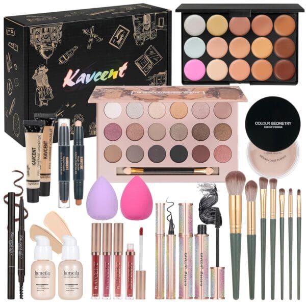 Makeup Kit Makeup Sets for Teens Makeup kits for Women Teenagers Full Kit Make up Eyeshadow Palette Foundation Concealer Lipgloss Makeup Gift Set for Women Teen Girls