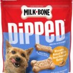 Milk-Bone Dipped Dog Biscuits Baked with Real Peanut Butter, 32 Ounces
