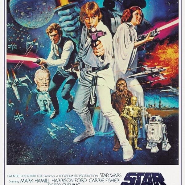 Trends International Star Wars IV One sheet Collector's Edition Wall Poster 24" x 36" for Bedroom