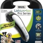 Wahl USA Lithium Ion Pro Series Cordless Animal Clippers  Rechargeable, Heavy-Duty, Electric Dog & Cat Grooming Kit for Small & Large Breeds with Thick to Heavy Coats  Model 9766