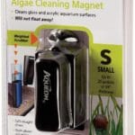 Aqueon Aquarium Algae Scraper, Fish Tank Cleaning Magnets for Glass/Acrylic, Small, Black