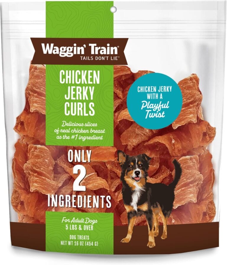 Waggin' Train Chicken Jerky Curls Limited Ingredient, High Protein, Grain Free Dog Jerky Treat - 16 oz. Pouch