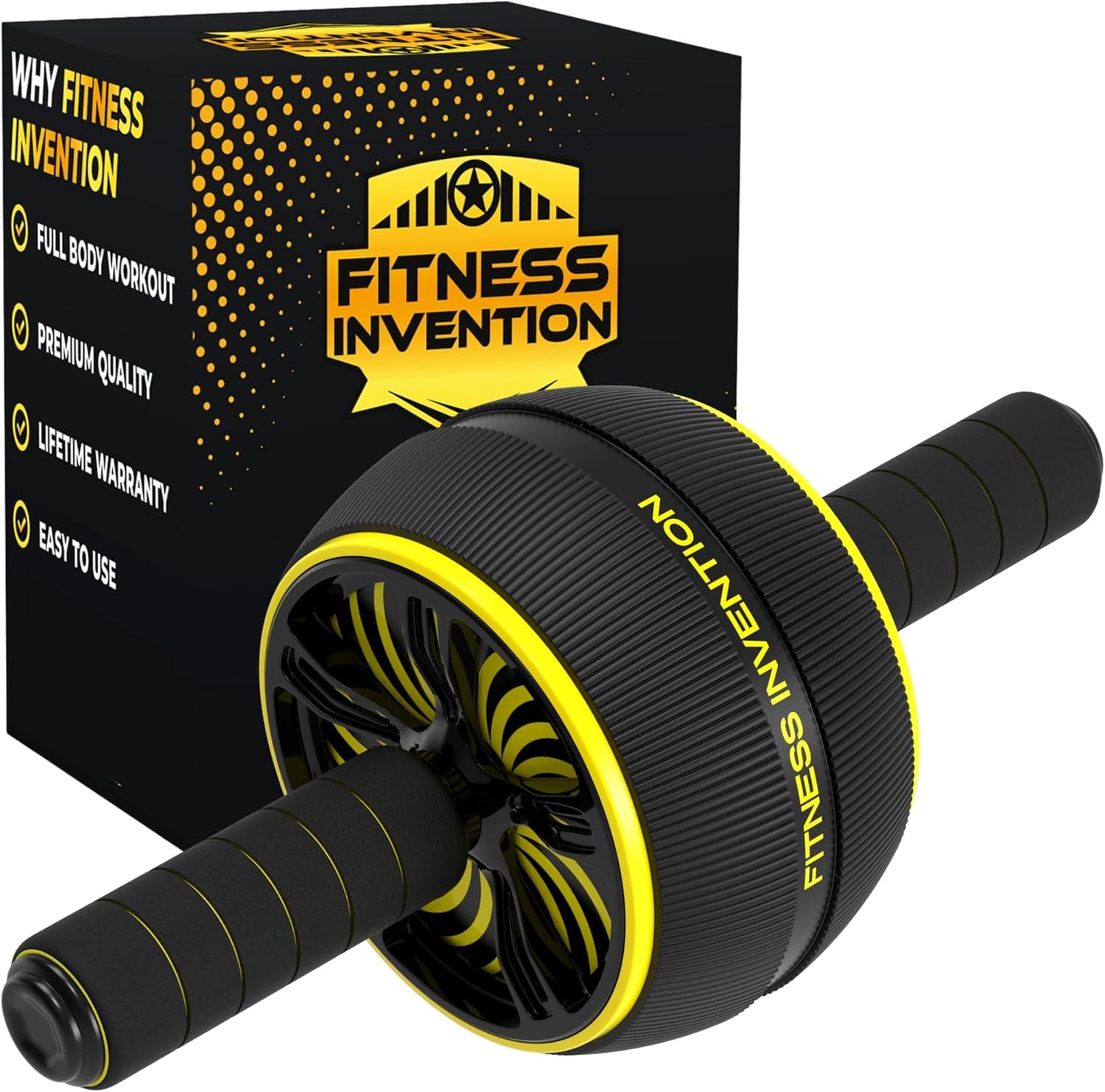 Ab Roller Wheel - Ab Wheel Roller & Knee Mat - Rueda Para Abdominales - Abdominal Wheel - Abs Roller for Men & Women - Home Gym Equipment Ab Roller Wheel - Ab Wheel Roller & Knee Mat - Rueda Para Abdominales - Abdominal Wheel - Abs Roller for Men & Women - Home Gym Equipment