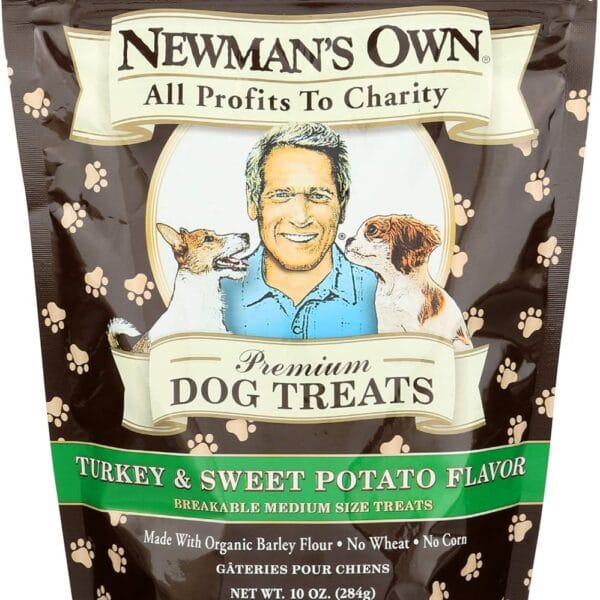 Newman's Own Organics, Dog Treat Turkey Sweet Potato Organic, 10 Ounce36