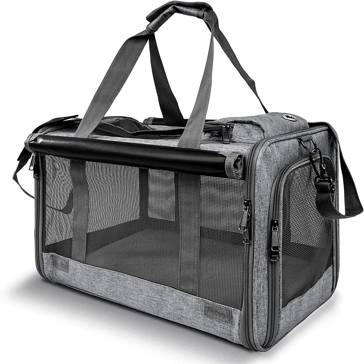 Pet Carrier For Large Cats, Soft Sided Cat Carrier For Medium Big Cats And Puppy Up To 20lbs, Washable Dog Carrier Privacy Protection For Home Outdoor Travel Pet Carrier for Large Cats, Soft-Sided Cat Carrier for Medium Big Cats and Puppy up to 20lbs, Washable Dog Carrier Privacy Protection for Home Outdoor Travel