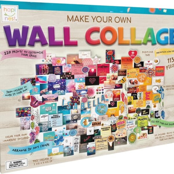 Hapinest DIY Wall Collage Kit for Tween and Teen Girls, Gifts for Ages 10 11 12 13 14 Years Old and Up Cute Trendy Bedroom Room Dcor