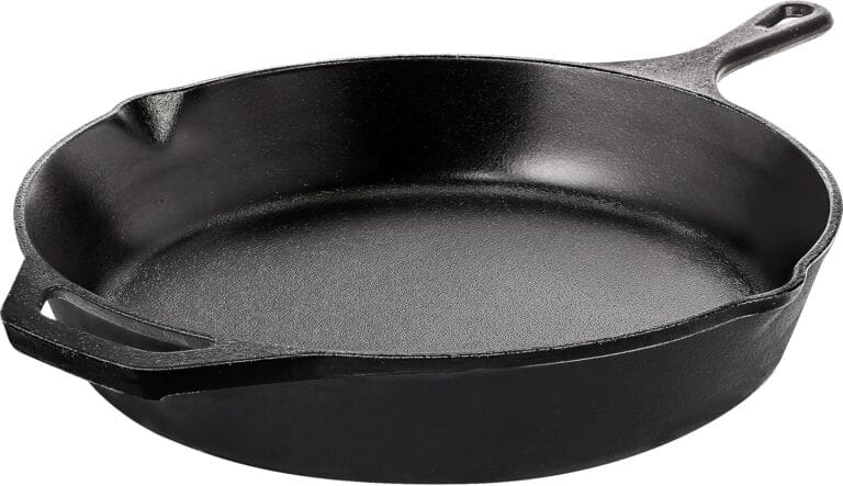 Utopia Kitchen Cast Iron Frying Pan 12 Inch, Cast Iron Chefs Pan, Pre Seasoned Skillet, Safe Grill Cookware for Indoor & Outdoor Use, Black