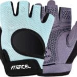 ATERCEL Weight Lifting Gloves Full Palm Protection, Workout Gloves for Gym, Cycling, Exercise, Breathable, Super Lightweight for Mens and Women