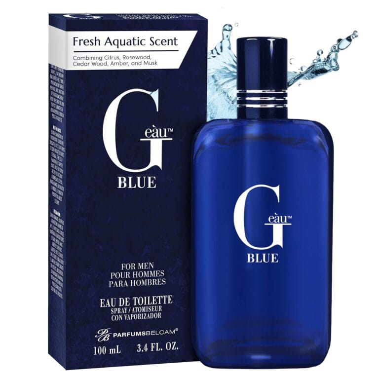 PB ParfumsBelcam G Eau Blue Eau de Toilette Spray  Mens Cologne, Long-Lasting Summer Fragrance for Men and Teen Boys, Perfume para Hombre  3.4 Fl Oz  Fresh Blue Scent