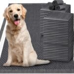 Gimars XL 28"x34" 6-Layer Ultra Abolsorbent Pee Pads for Dogs, Leak-Proof Carbon Dog Puppy Pads, Odor-Control & Quick Dry Dog Training Pads 30 Counts Charcoal