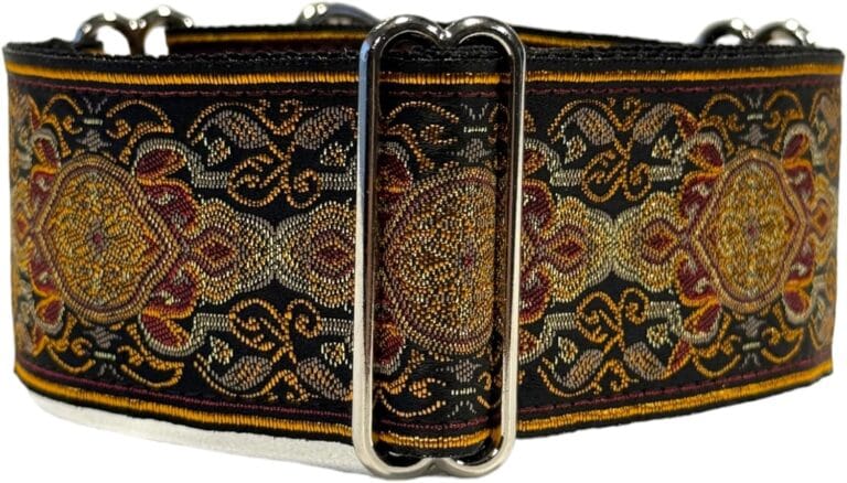 Martingale Dog Collar for Greyhound Saluki Whippet and Other Breeds with Similar Neck 2" Wide (14"-18")