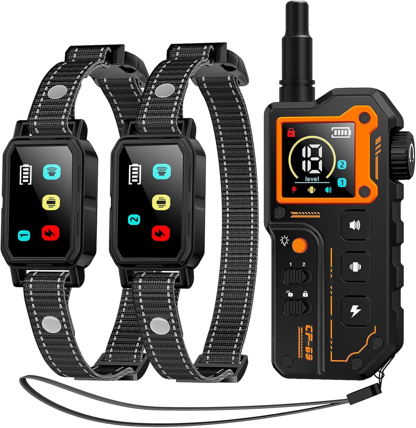 AI Dog Shock Collar 2 Dogs (10-120Lbs) - 3300FT Dog Training Collar with Remote, IPX7 Waterproof Collar with Beep, Vibration, Safe Shock for Large Medium Small Dogs, Keypad Lock and Flashing Light AI Dog Shock Collar 2 Dogs (10-120Lbs) - 3300FT Dog Training Collar with Remote, IPX7 Waterproof Collar with Beep, Vibration, Safe Shock for Large Medium Small Dogs, Keypad Lock and Flashing Light