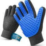 Cat & Dog Grooming Gloves for Shedding  Efficient Pet Grooming Gloves 2-in-1 Deshedding Brush & Massage Mitt | Perfect for Long and Short Hair (1 Pair)