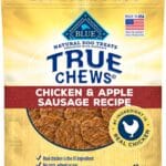 Blue Buffalo True Chews Dog Treats, Made in the USA with Natural Ingredients, Chicken and Apple Sausage Recipe, 12-oz Bag