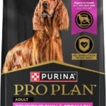 Purina Pro Plan Sensitive Skin and Stomach Dog Food Dry, Adult Salmon & Rice Formula, Digestive Health - 30 lb. Bag