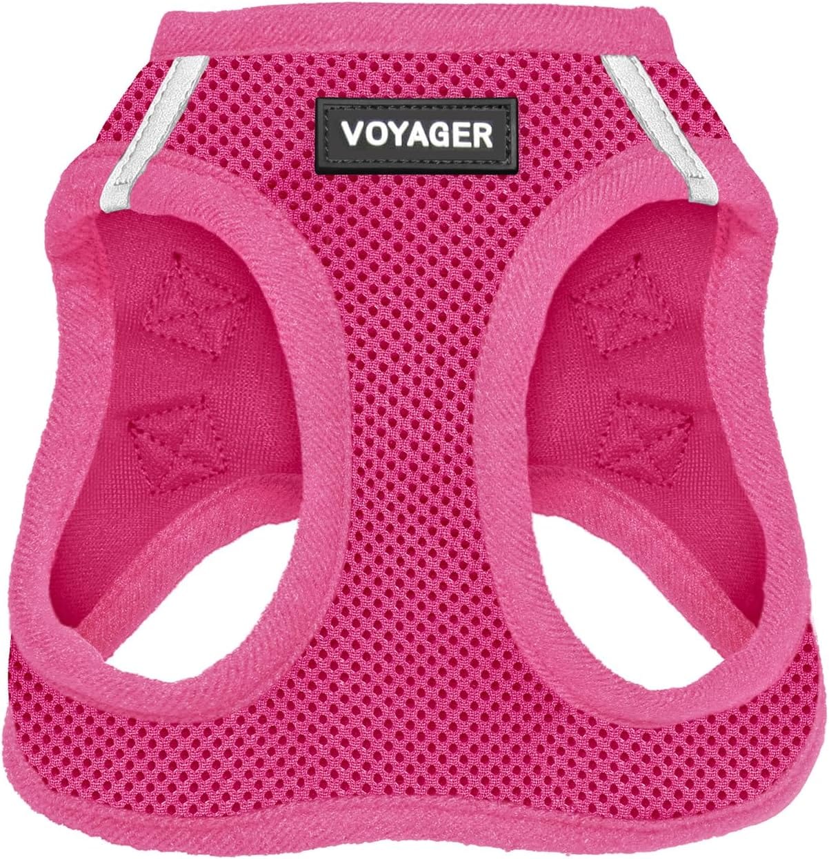 Best Pet Supplies Voyager Step-in Air Harness - All Weather Mesh, Reflective, No Pull Harness for Dogs, Cats - Secure with Hook & Loop Fastener, Buckle, Double D-Rings - Fuchsia, L Best Pet Supplies Voyager Step-in Air Harness - All Weather Mesh, Reflective, No Pull Harness for Dogs, Cats - Secure with Hook & Loop Fastener, Buckle, Double D-Rings - Fuchsia, L