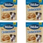Bil-Jac Gooberlicious Soft Treats for Dogs, Peanut Butter Flavor, Made with Real Chicken Liver, 10oz (4-Pack)