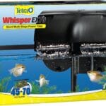 Tetra Whisper EX 70 Filter For 45 To 70 Gallon aquariums, Silent Multi-Stage Filtration, WHITE