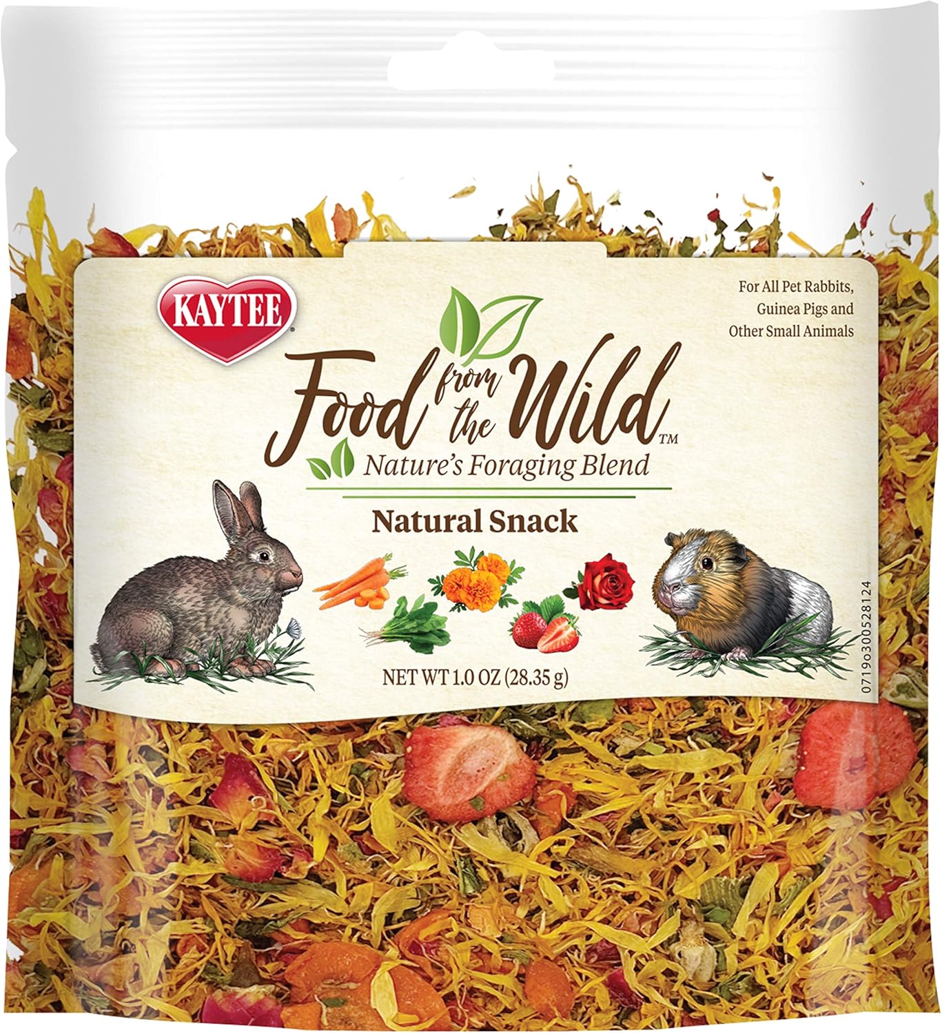 Kaytee Food From The Wild Natural Snack For Pet Rabbits, Guinea Pigs And Other Small Animals, 1 Ounce Kaytee Food from The Wild Natural Snack for Pet Rabbits, Guinea Pigs And Other Small Animals, 1 Ounce