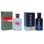 TWISHA Bross Deep Green & Bross Night Cologne for Men 3.4oz/100ml, eau de parfum, (Our Impression of Boss Green & Bottled Night)