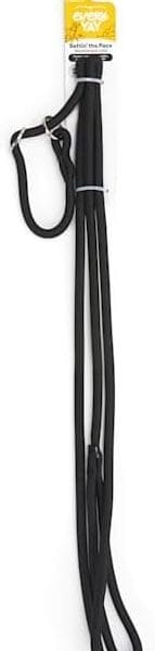 EveryYay Settin' The Pace Training Rope Slip Leash for Dogs Black 6-ft Long 5/16-in Wide