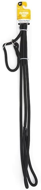 EveryYay Settin' The Pace Training Rope Slip Leash for Dogs Black 6-ft Long 5/16-in Wide EveryYay Settin' The Pace Training Rope Slip Leash for Dogs Black 6-ft Long 5/16-in Wide