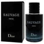 Dior Sauvage Parfum Spray for Men 2.0 Ounces, clear